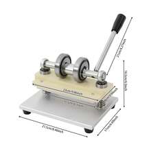 HaroldDol Leather Cutting Machine, Embossing Plate Manual Die Cutter, Leather Embossing Machine, Dual Guide Shafts Die Cut Machine For Various Of Materials, 6.1in Max. Material Feed Width[Ideal Daily Accessory] - Default@YSVITX-000100 - View 5