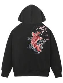 Black and Red Koi