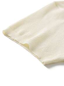 Camvyn Men's Casual Fashion Slim Fit Henley Collar Short Sleeve Shirt With Single Button - Beige - View 5