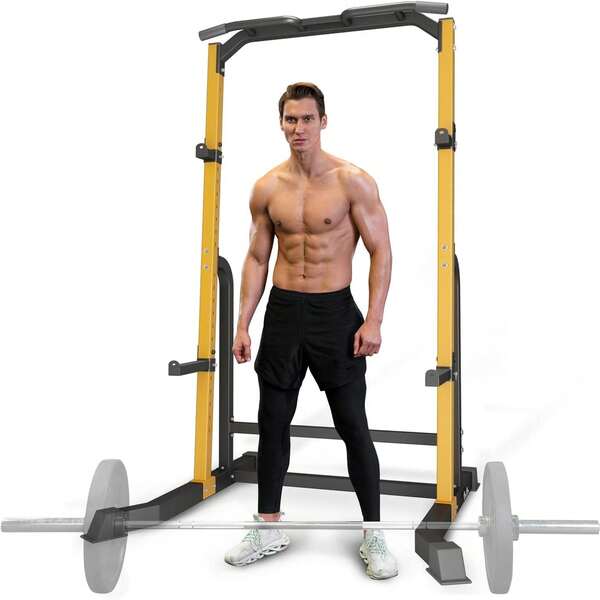 Rack de Sentadillas Capacidad de Peso 800 Lbs Gimnasio en Casa