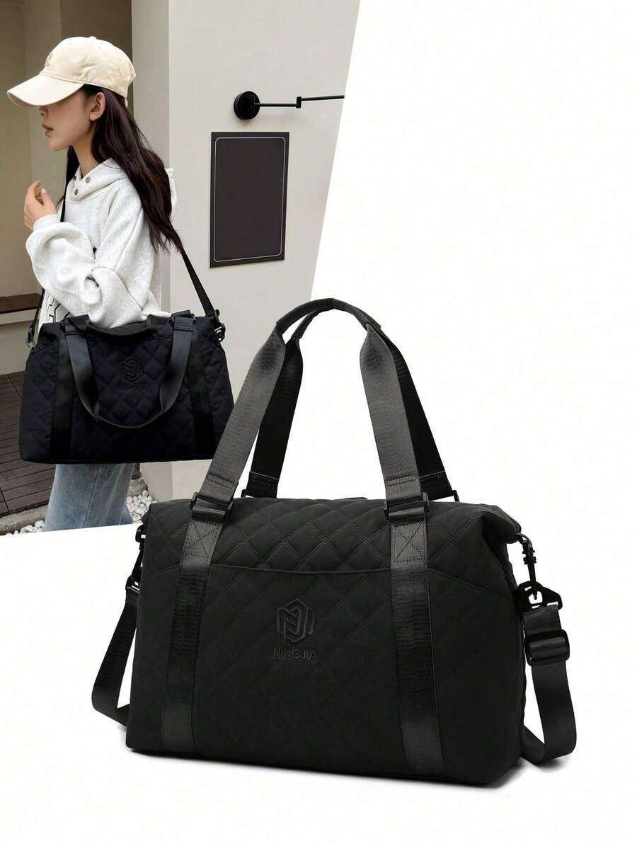 Foldable Travel Bags - Black - View 1