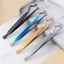 Stainless Steel Ear Piercing Tweezers, Ear Stud Ear Cartilage Ear Conch Lip Stud Tongue Stud Positioning Pliers, Piercing Tool Set Suitable For All Piercing Areas Including Ear And Nose Septum - Multicolor - View 3