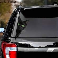 The Eye-Catching And Fun Car Stickers For The Black Cat Are Suitable For Laptops, Cars, Motorcycles, Covering Scratches-An Ideal Gift For Various Occasions - A - View 3