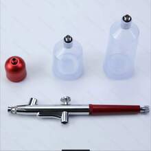 Boquilla para tatuajes, aerógrafo portátil, boquilla de 0.3 mm, pistola de pulverización de acción simple para arte de uñas, pintura de modelos, manualidades, versátil. - Rosa Oxidada - Ver 7