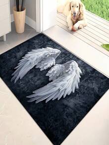 Velvet Vibrant Guitar Bass Music Theme Area Rug - Soft, Machine Washable Polyester Rug, Suitable For Living Room, Bedroom, Office And Kitchen Decor, Music Room Decor | Artist Floor Covering | Polyester Rug, Music Room Decor - Multicolor - View 5
