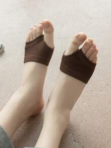 1/3/4 Pairs Bikini Cotton Split Toe Socks, Summer Thin Half-Palm Invisible Two-Toe Socks, Matching Flip-Flops - Multicolor - View 5