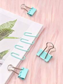 72pcs Multi-Function Paper Clips, Long Tail Clips, I-Type Steel Nails, Swan Tail Clips Combination Set, Folder Clips And Paper Clips Set, Divider Storage Box Folder Tool Kit Suitable For Office And Study Use, Notebook, Documents, School And Home Stationery Storage, Essential For Back To School Season - Multicolor - View 5