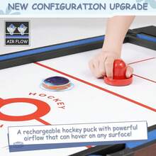 Multi Game Table Indoor Arcade Combo Set For Kids And Adults, Four In One Rotating Table Football Billiards Air Hockey Table Tennis, Sturdy Wooden Frame With Adjustable Leg Levelers Complete Accessories, Brown - Grey-brown Wood Grain - View 7