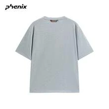 Phenix Outdoor Casual Short Sleeve 2026SS Sports Breathable Minimalist Printed Knit T-Shirt - Frost Gray - View 5