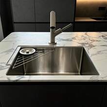 Triangular Sink Drain Rack, Stainless Steel Dish Drying Rack With Elevated Side Support, Kitchen Sink Over-The-Sink Storage Shelf, Space-Saving Organizer - Multicolor - View 8