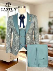 Traje de hombre - Traje verde claro - Ver 2