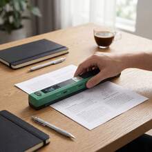 Portable Scanner For A4 Documents, Photos, Images, Receipts, JPG/PDF, 300/600/900dpi Resolution - Green - View 3