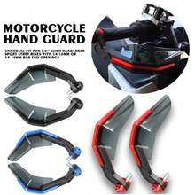 1 Piece Motorcycle Handguard, Universal Aluminum Alloy CNC Windproof Handlebar Protector - A - View 4