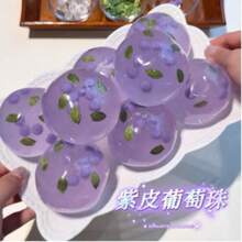 1 buah Bola Squishy Buatan Tangan Manik Anggur Ungu, Mainan Remas Tekstur Minyak Kelapa, Mainan Pereda Stres Lembut dan Lentur, Bola Dekompresi Sensorik Buah Realistis, Hadiah Relaksasi Buatan Tangan Kreatif untuk Remaja & Dewasa - MultiWarna - View 6