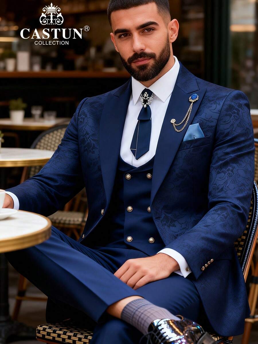 Traje de hombre - Conjunto azul oscuro - Ver 1