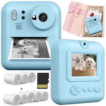 Children's Instant Camera, Magical Fun For Little Photographers! Kids Camera - 2.4 Inch Screen Multi-Function Entertainment Device, Suitable For Creative Projects - Perfect For Travel Photography And Special Occasions, Creative Educational Gift For Boys And Girls - ZSK-multicolor - View 20
