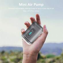 2-In-1 Portable Mini Electric Air Pump, Rechargeable Inflator/Deflator Pump With LED Emergency Light, Fast Inflation And Deflation, Suitable For Air Mattress, Pool Float, Balloons, Vacuum Storage Bags - Multicolor - View 11
