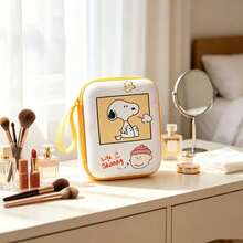 Snoopy 數據線收納袋 手機充電器 耳機 USB 隨身碟 CCD 相機包 便攜收納盒 硬幣包 - 彩色 - 查看 5