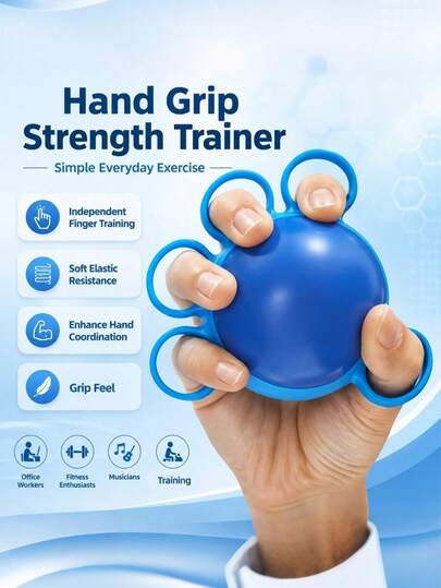 Erwachsenen Griffkraft Trainer Ball Finger Übungswerkzeug für erwachsene Männer und Frauen Hand Sportball Fitness Zubehör Sport Fitness Zuhause Training Partygeschenke Abschlussfeier Zubehör Raum Dekoration Hochzeit Artikel Halloween Weihnachtsgeschenke