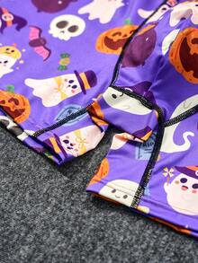 4 Packs Assorted Men's Underwear: Colorful Halloween Underwear With Ghost, Pumpkin, And Candy Prints-Comfortable, Casual Boxer Briefs - Multicolor - View 6