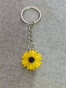 1/16pcs Sunflower PVC Keychain Bag/Wallet Charm Key Chain Handbag Pendant Halloween Teacher Supplies - Multicolor - View 9