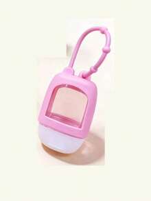 1/2pcs Alcohol-Free Hand Sanitizer Bottle With Protective Case And Keychain, Flip Top, Refillable, Suitable For Travel Carrying Liquids, Toner, Lotion, Etc. - Multicolor - View 13