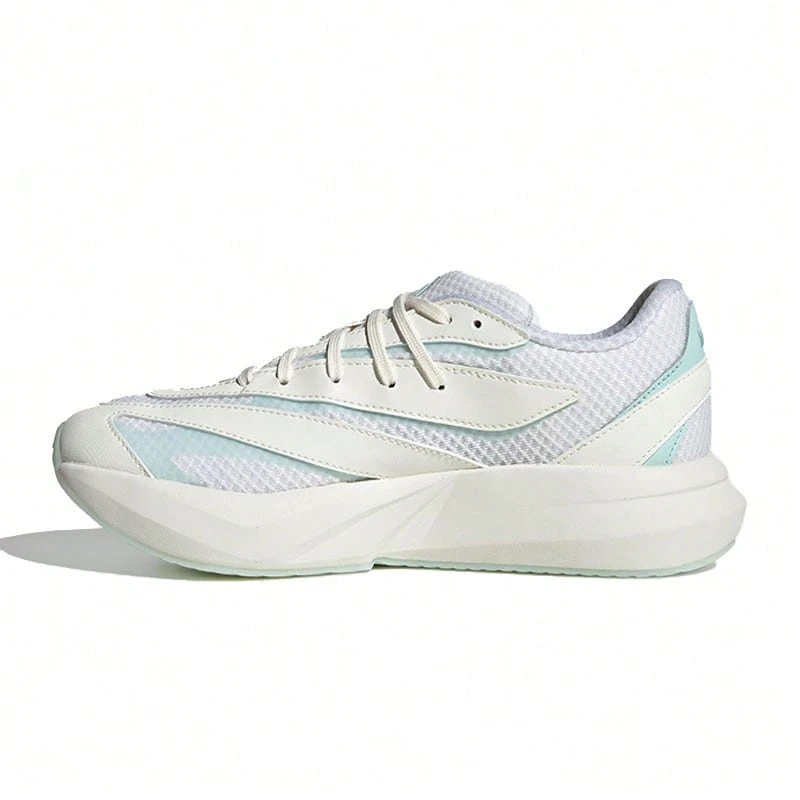 Adidas Women's Spring/Autumn Mesh Comfortable Lightweight Low-Top Sports Casual Running Shoes JR7336 - White/Mint Green - View 1