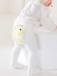 4 Pairs Cotton Kids Tights, Cartoon Colorful Cute Animal Pattern, Baby Toddler Unisex Wearable Leggings - Multicolor - View 2