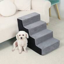 High Resilience, Easy-To-Clean Sponge Pet Stairs, Anti-Slip Fabric, Right-Angle Design, Easy To Use Up And Down, Protects Pet Joints, Multiple Sizes Availabledogs Stuff,Dog Ramp,Dog Bed - Multicolor - View 21