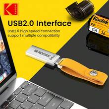 Kodak K122 USB 2.0 Flash Drive USB 32GB 64GB 128GB - Silver - View 10