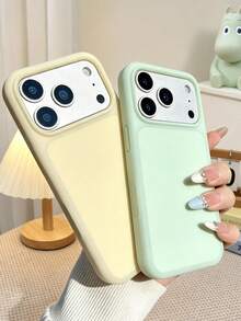 KOOLIFE 1pc Cute Aesthetic Pastel Solid Color Matte Frosted Apple Phone Case, PC + TPU Soft Material With Raised Camera Protection, Anti-Drop, Anti-Fingerprint, Birthday Gift For Women And Girls, Compatible With IPhone 18pro/18pro Max/17 Pro Max 17 Pro 17 16 15 14 13 - Purple - View 3