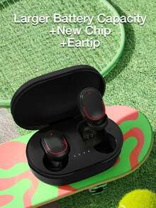 [Upgraded Version]GENAI Mini Wireless In-Ear Earphones, Lightweight And Portable, Built-In Microphone, Waterproof And Dustproof, Immersive High-Quality Sound, Long-Distance Connection, Equipped With Charging Case - Pink - View 2