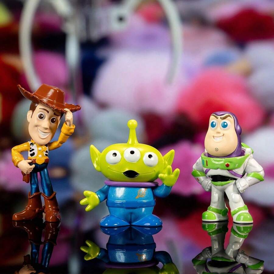 Simba Set Figur Mini Logam Berisi Karakter Koboi, Pahlawan Luar Angkasa, Gadis Koboi, dan Alien, Model Pajangan Koleksi Diecast, Ide Hadiah - MultiWarna - View 1