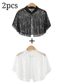 1pc/1set Women's Sun Protection Shawl, Random Minimalist Fashion Thin Cover-Up, Suitable For Summer Dress Camisole Cover-Up - Multicolor - View 15