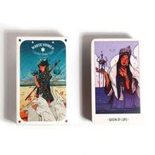 3PCS New Divination Oracle Cards Tarot English Board Game Oracle Cards English Divination Cards Board Game Cards, Balance Energy Divination Cards, Help Spiritual Growth Water And Fire Theme Divination Tools, Help You Achieve Harmony, Intuitive Insight And Dual Guidance Exclusive Gift For Practitioners And Spiritual Explorers Gift, Help You Conduct Soul Healing And Vision Manifestation - Multicolor - View 3