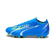 Puma Spring/Autumn Unisex Long Stud Football Shoes ULTRA Lightweight Sports Shoes 10734703 - Electric Blue-white-dark Green - View 2