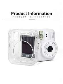 Mini 12/13 Funda Protectora Transparente, Equipo de Exterior de Moda, Resistente a Arañazos y a Golpes, con Función de Almacenamiento de Fotos - Ver 8