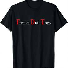 Tired T-Shirt With A Dog-Like Feel - 款式 - 查看 1