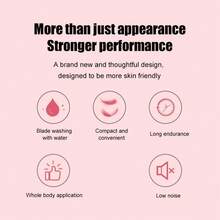 1pc 4-In-1 Women's Electric Shaver, Home Hair Removal Device, Nose Hair, Eyebrow, Underarm Trimmer, Shaving Razor - View 10