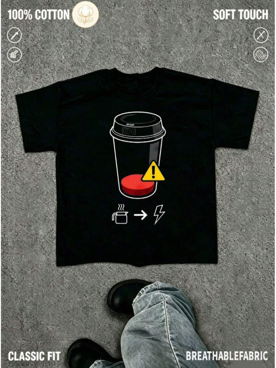 Camisetas de hombre - negro - Ver 1