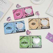New Cartoon Guardian Angel Series Hollow 3-Inch Mini Photo Album Single Slot Insertable - Multicolor - View 2