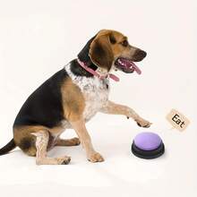 2pcs Pet Sound Toys Recordable Pet Toy Buttons With Pads, Pet Interactive Toys, Portable Recording Button Party Sound Maker, Pet Toys Without Batteries - Multicolor - View 5
