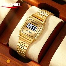 SKMEI 2589 Fashion Women's Watch Luxury 3Bar Waterproof Small Dial Digital Women's Watch - one-size - View 12