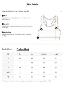 Women's Solid Black & White Patchwork Removable Padded Sports Racerback Knit Bra - Black and White - View 6