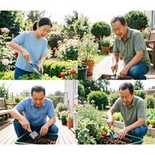 3pcs Multi-Function Gardening Tools, Plant Soil Loosening Shovel, Suitable For Planting Vegetables, Flowers, Potted Plants, Balcony Plant Care, Suitable For Yard And Garden Weeding, Christmas Outdoor Garden Decoration, Essential For Gardening Enthusiasts, - Multicolor - View 6