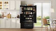 Black Sideboard With Extendable Shelves - Dining Room Furniture - Black - View 5