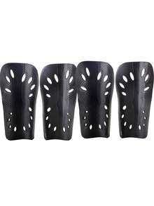 2 Pairs Kids Football Shin Guards, Youth Perforated Insertable Shin Pads, Professional Shin Protection Gear - Multicolor - View 12