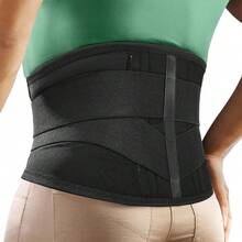 1pc Back Brace For Lower Back Men Women Breathable Back Support Belt Lumbar Support For Work, Running, Daily Activity - Multicolor - View 2
