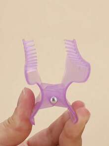 Purple Hair Butterfly Clips Perm Highlight Clips Hair Dyeing Sectioning Clips Home Hair Styling Clips - Multicolor - View 4