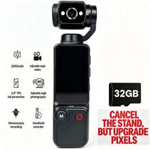 Entry-Level Professional Vlog Handheld Camera (Includes 32GB SD Card) 180° Rotating Lens Dual Fill Light (Shooting + Recording), Entry-Level Professional Camera, 2000mAh Long Battery Life, Suitable For Vlog Shooting, As Webcam, Cycling, Hiking And Sports Recording, Video Log Camera Full Body Camera, Suitable For Video And Recording, Blogger Entry-Level Camera, Perfect Life Recording And Travel Gift - Multicolor - View 11